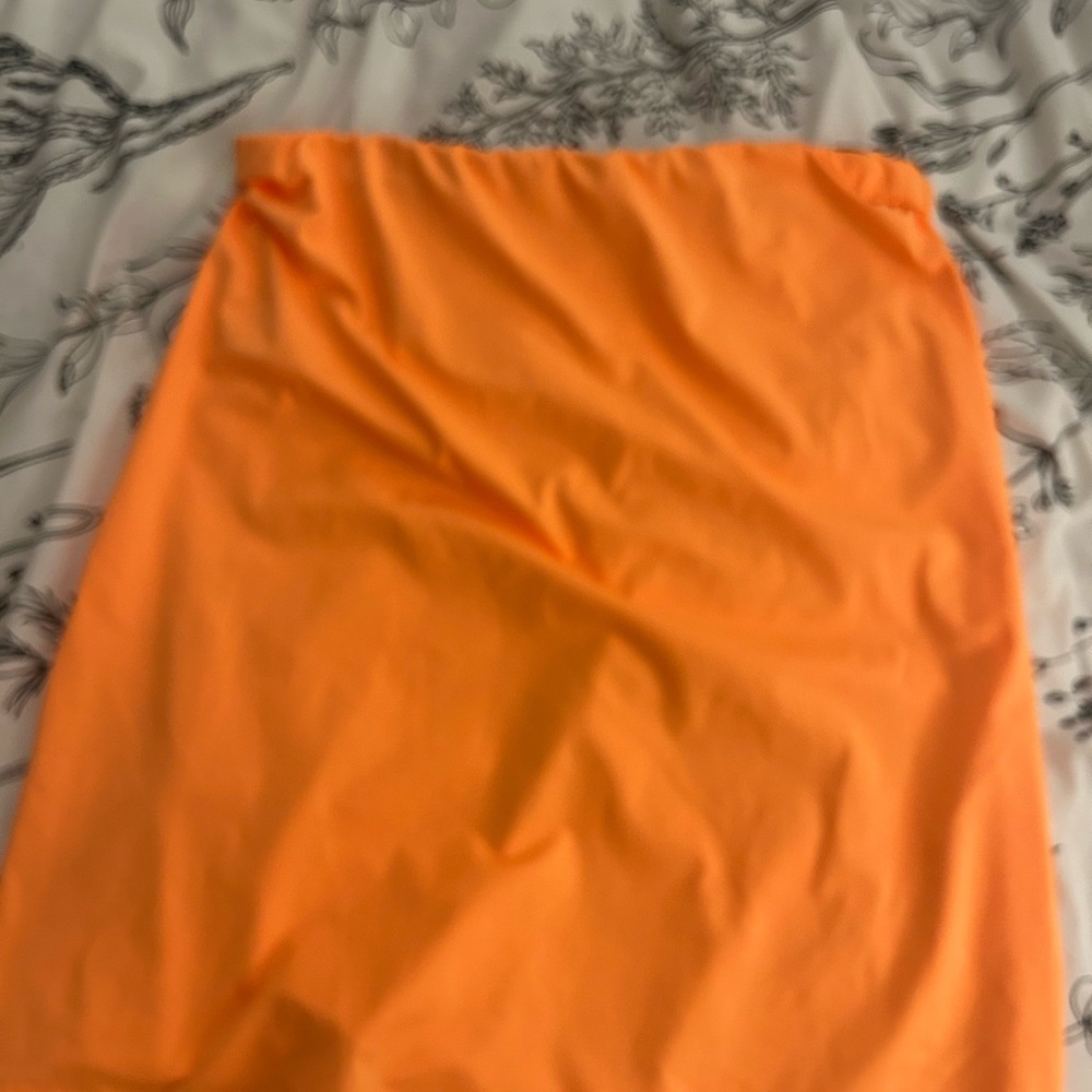 Bright Orange Skirt
